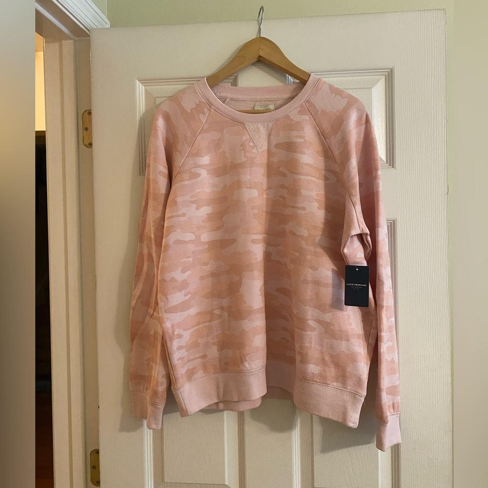 Lucky Brand Light Pink Sweatshirt